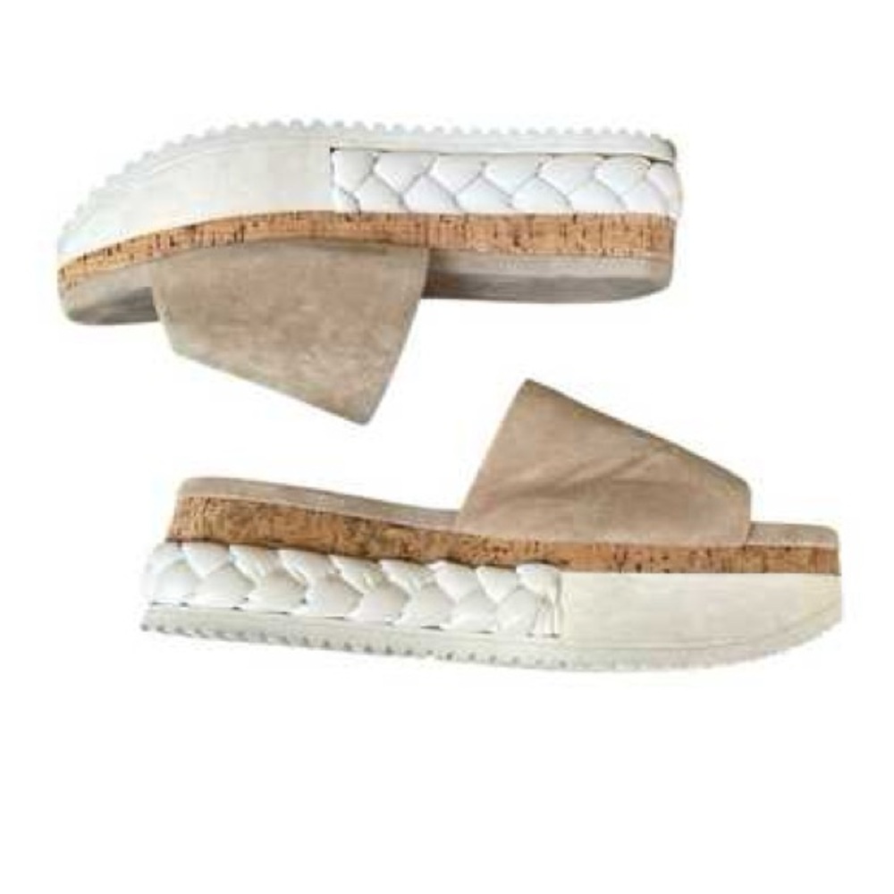 AGL Suede Slide‎ Platform Sandals